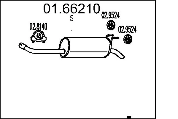 Rear Muffler 01.66210