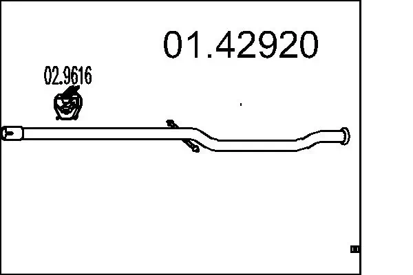 Exhaust Pipe 01.42920