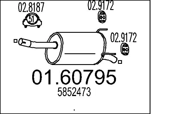 Rear Muffler 01.60795