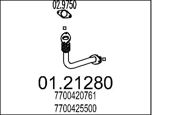 Exhaust Pipe 01.21280