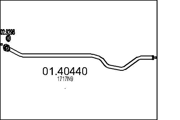 Exhaust Pipe 01.40440