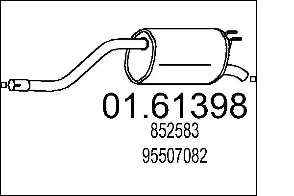 Rear Muffler 01.61398
