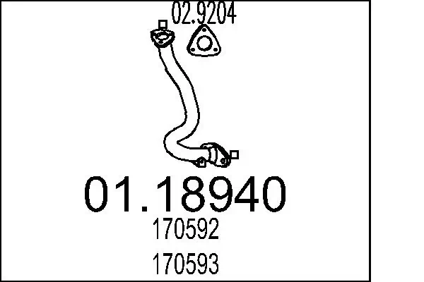 Exhaust Pipe 01.18940