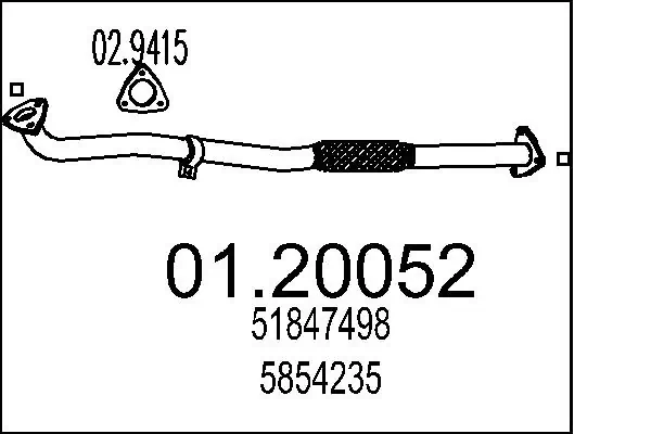 Exhaust Pipe 01.20052