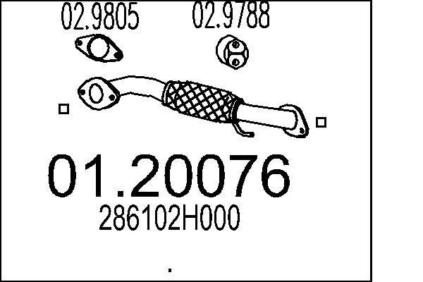 Exhaust Pipe 01.20076