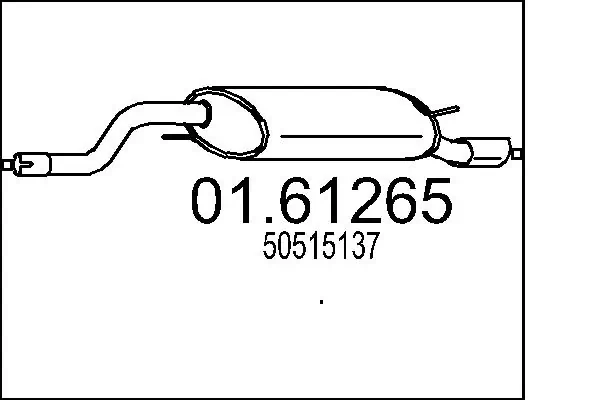Rear Muffler 01.61265