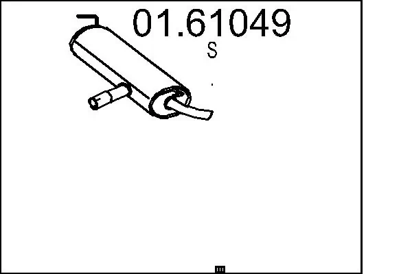 Rear Muffler 01.61049