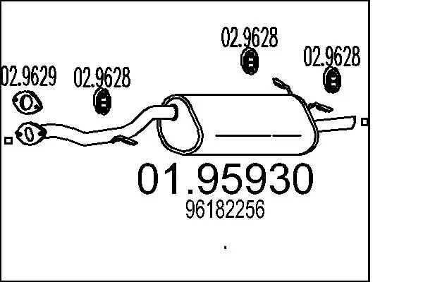 Rear Muffler 01.95930