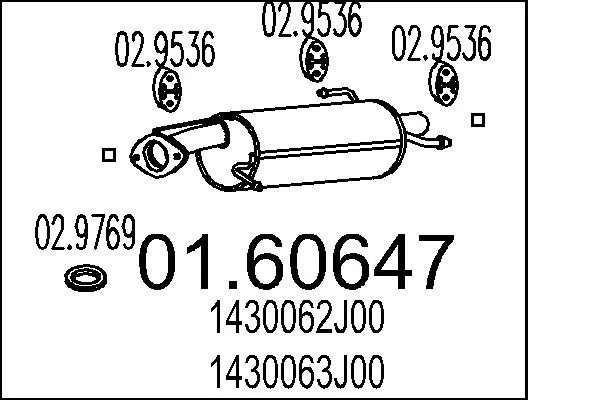 Rear Muffler 01.60647