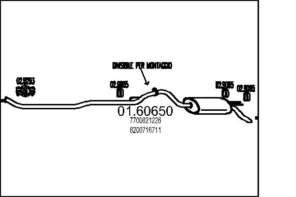 Rear Muffler 01.60650