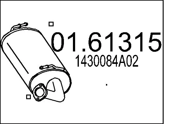 Rear Muffler 01.61315