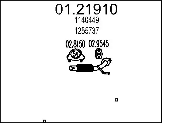 Exhaust Pipe 01.21910