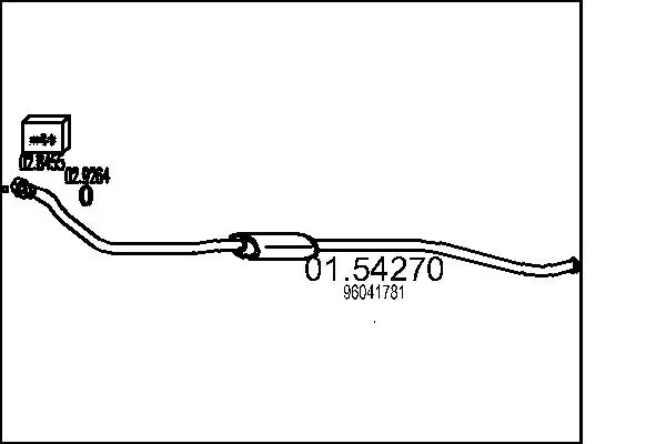 Centre Muffler 01.54270