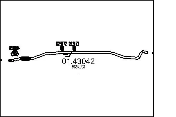 Exhaust Pipe 01.43042