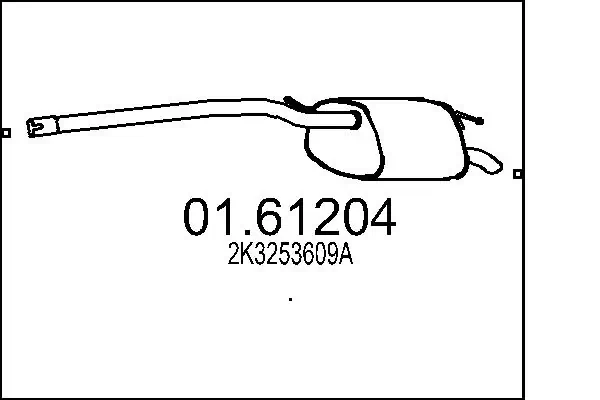 Rear Muffler 01.61204