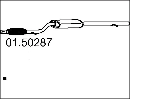 Centre Muffler 01.50287