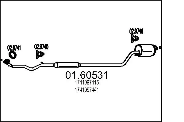 Rear Muffler 01.60531