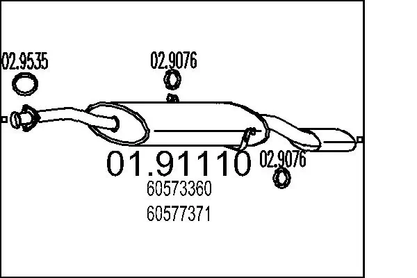 Rear Muffler 01.91110