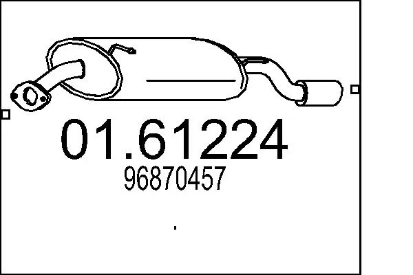Rear Muffler 01.61224