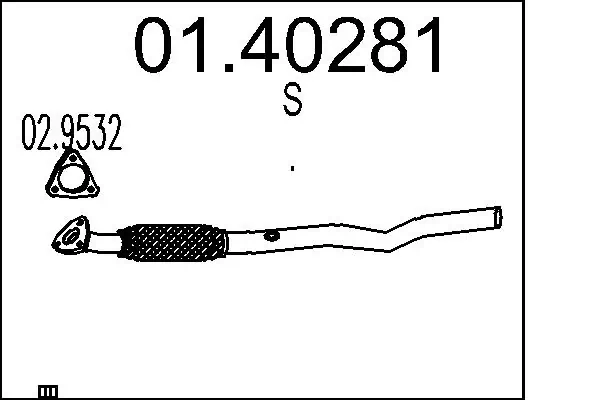 Exhaust Pipe 01.40281