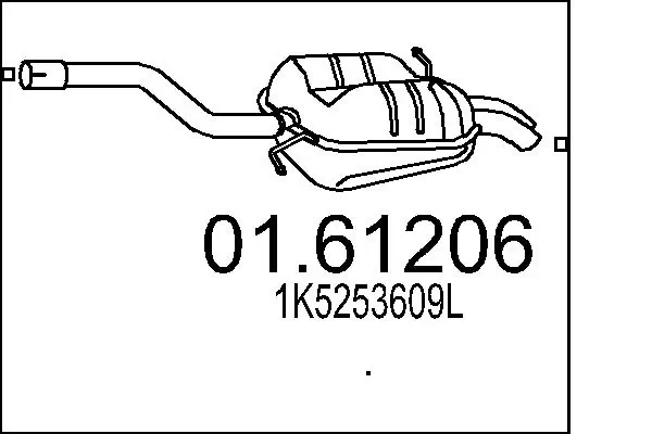 Rear Muffler 01.61206