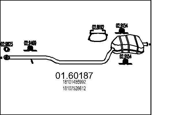Rear Muffler 01.60187