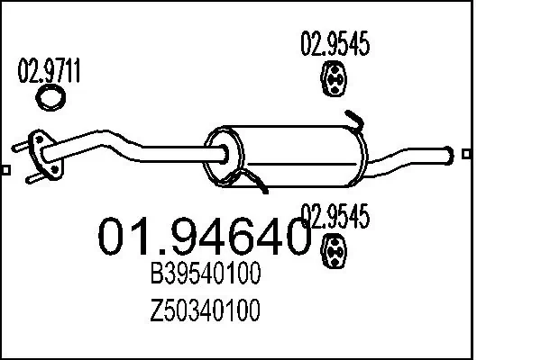 Rear Muffler 01.94640