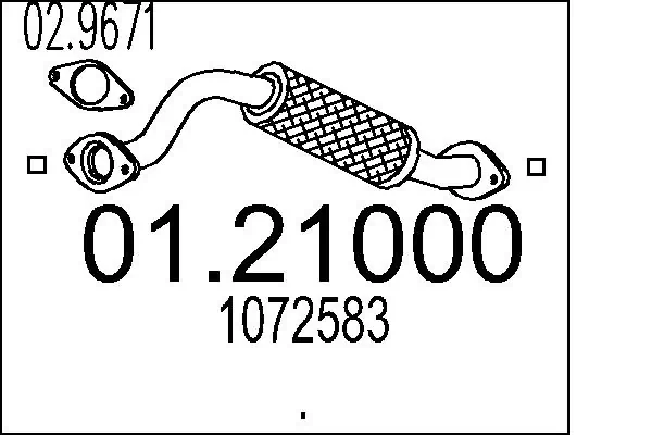 Exhaust Pipe 01.21000