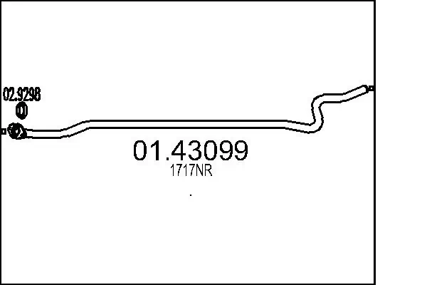 Exhaust Pipe 01.43099