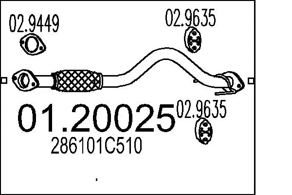 Exhaust Pipe 01.20025