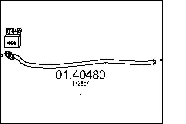 Exhaust Pipe 01.40480