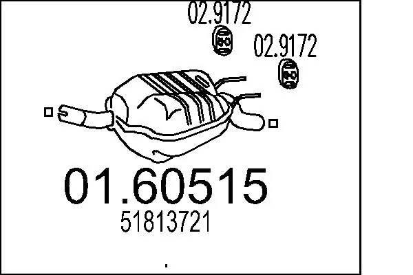 尾端消声器 01.60515