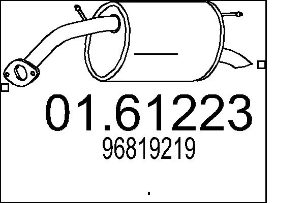 Rear Muffler 01.61223