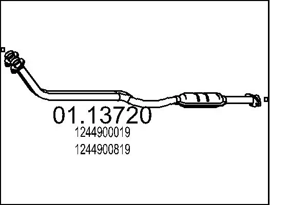 Exhaust Pipe 01.13720