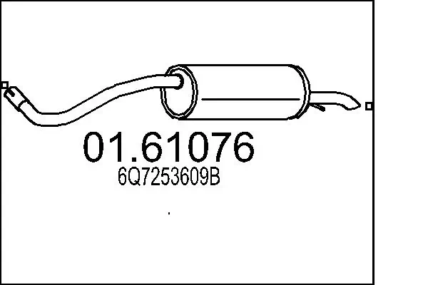 Rear Muffler 01.61076