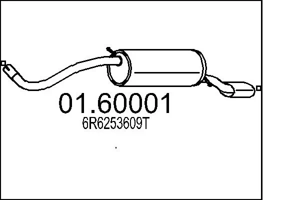 Rear Muffler 01.60001