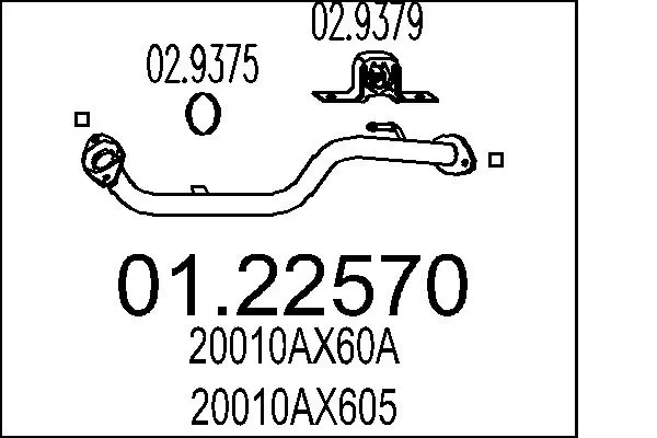 Exhaust Pipe 01.22570