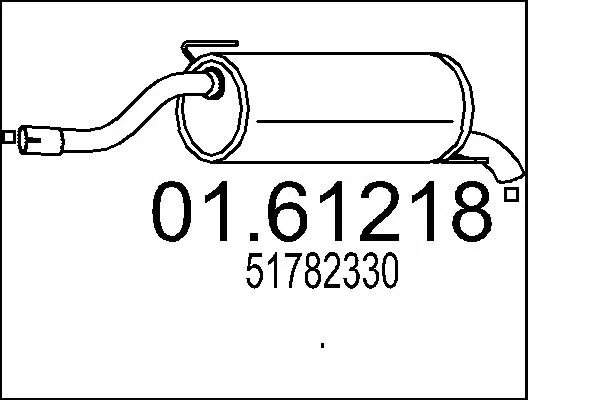 Rear Muffler 01.61218
