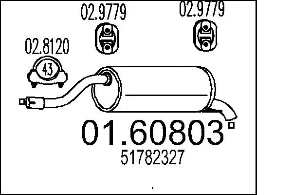 Rear Muffler 01.60803