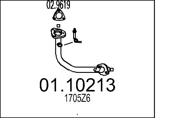 Exhaust Pipe 01.10213