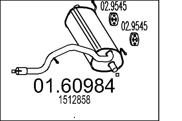 Rear Muffler 01.60984