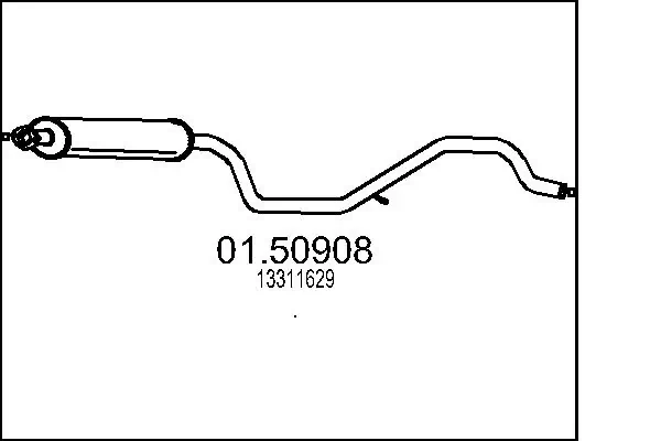 Centre Muffler 01.50908