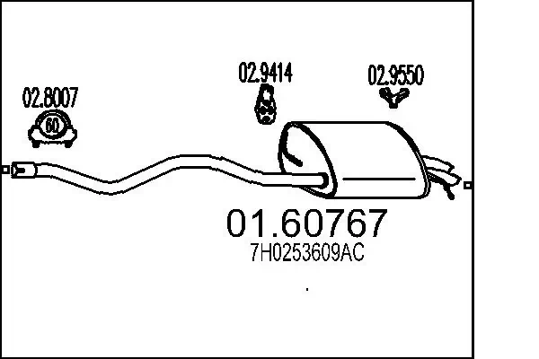 Rear Muffler 01.60767