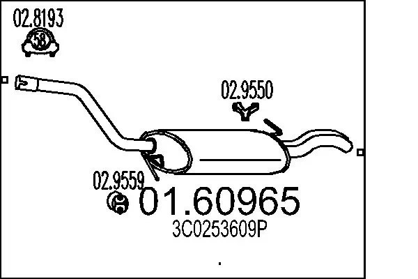Rear Muffler 01.60965
