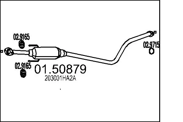 Centre Muffler 01.50879