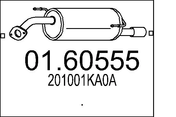 Rear Muffler 01.60555