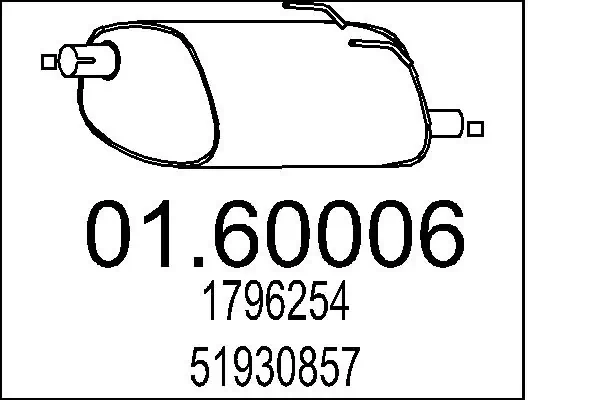 Rear Muffler 01.60006