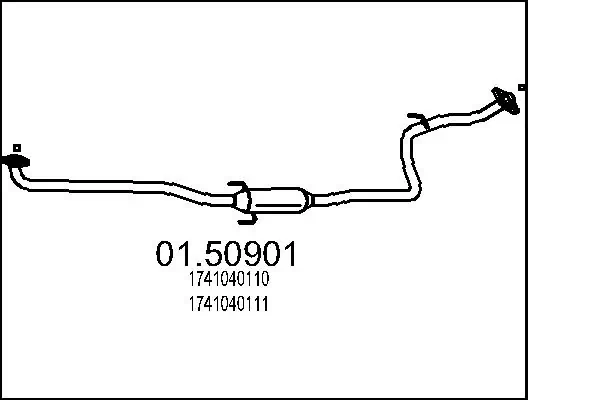 Centre Muffler 01.50901