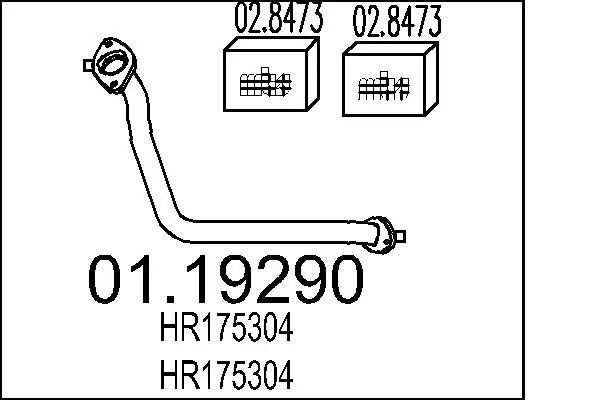 Exhaust Pipe 01.19290