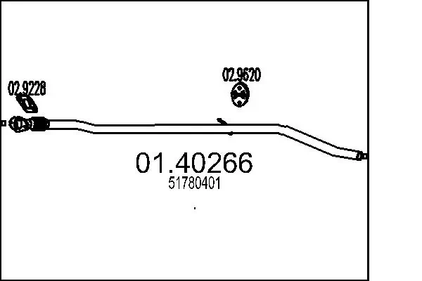 Exhaust Pipe 01.40266